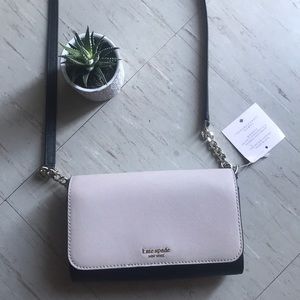 Kate Spade Black and Cream Crossbody Bag